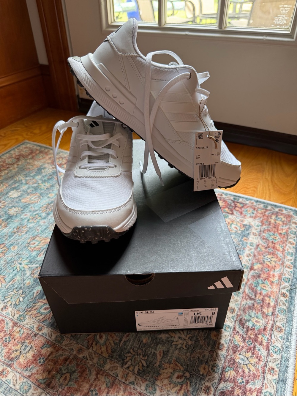 Men’s White S2G Golf Sneakers - Brand New